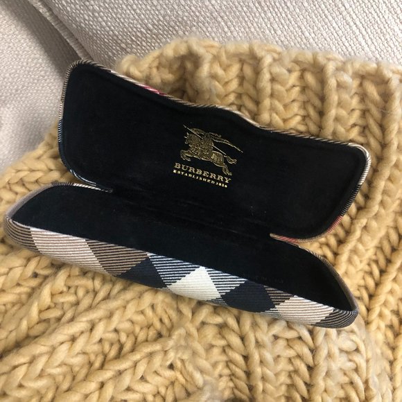 Pre-Owned-BURBERRY Hard Case for Glasses - Picture 1 of 6